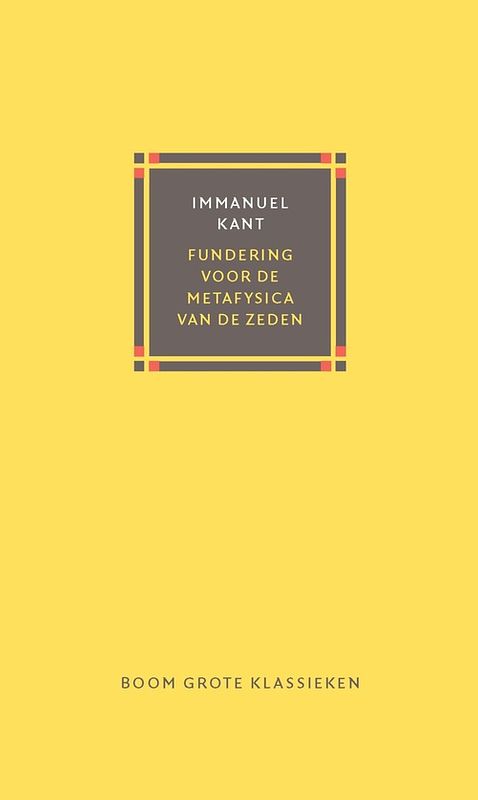 Foto van Fundering voor de metafysica van de zeden - immanuel kant - ebook