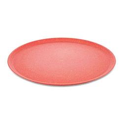 Foto van Koziol - rond bord, 25.5 cm, set van 4, organic, natuur koraal - koziol connect plate