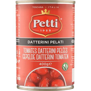 Foto van Petti gepelde datterini tomaten 400g bij jumbo