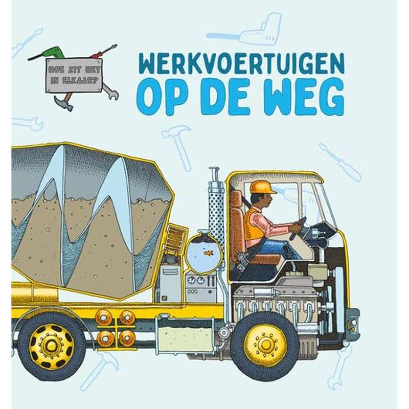 Foto van Werkvoertuigen op de weg