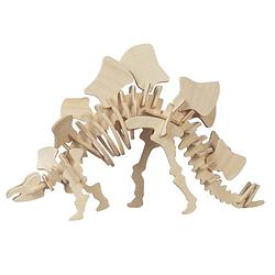 Foto van Houten 3d puzzel stegosaurus dinosaurus 23 cm - 3d puzzels