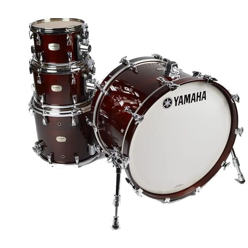 Foto van Yamaha jamjazzwln absolute hybrid maple jazz classic walnut 4d. shellset