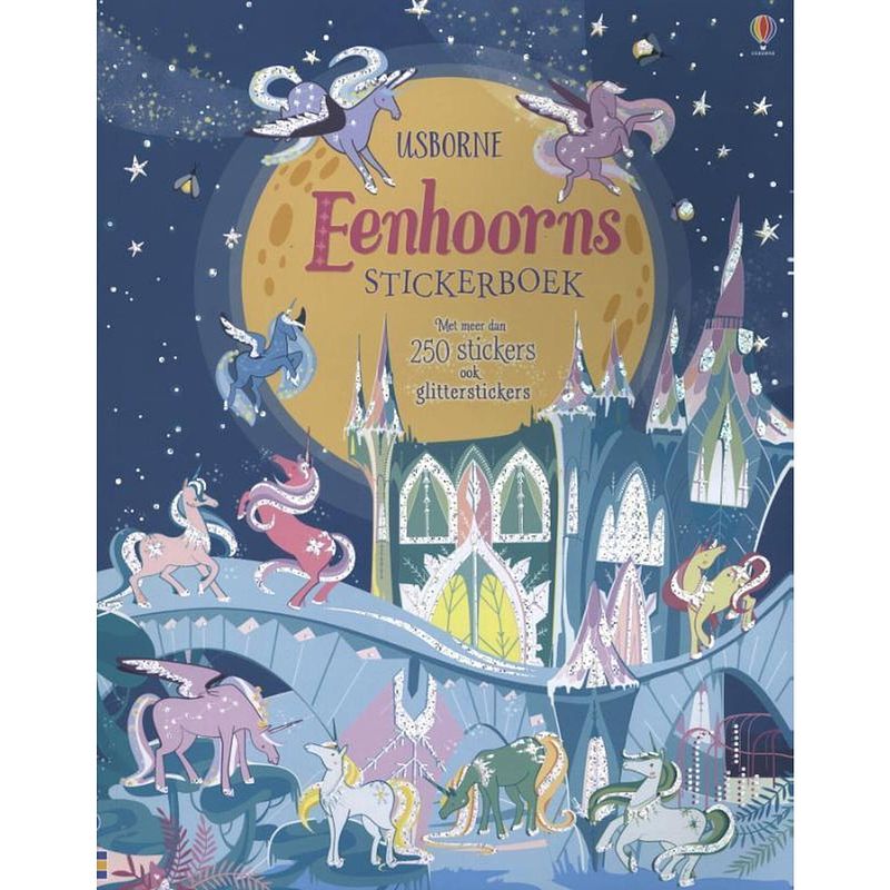 Foto van Usborne stickerboek: eenhoorns. 5+