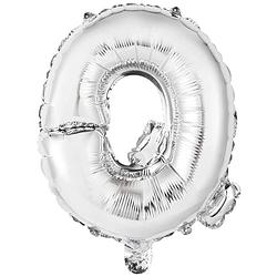 Foto van Amscan letterballon q folie 34 cm zilver