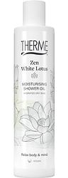 Foto van Therme zen white lotus moisturising shower oil