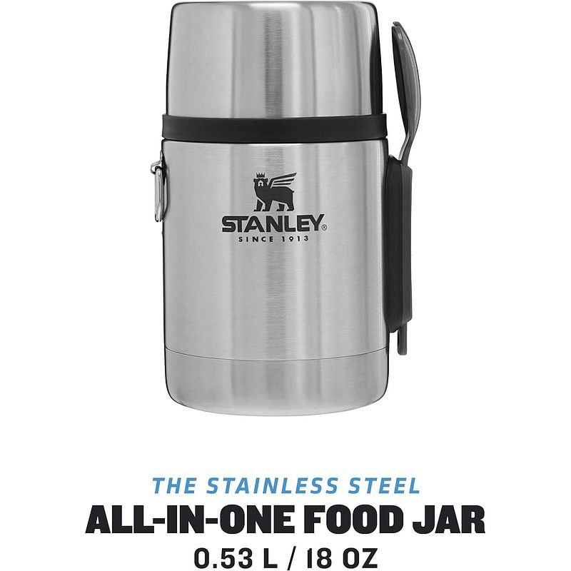 Foto van Stanley all in one food jar stainless steel set 0,53 l