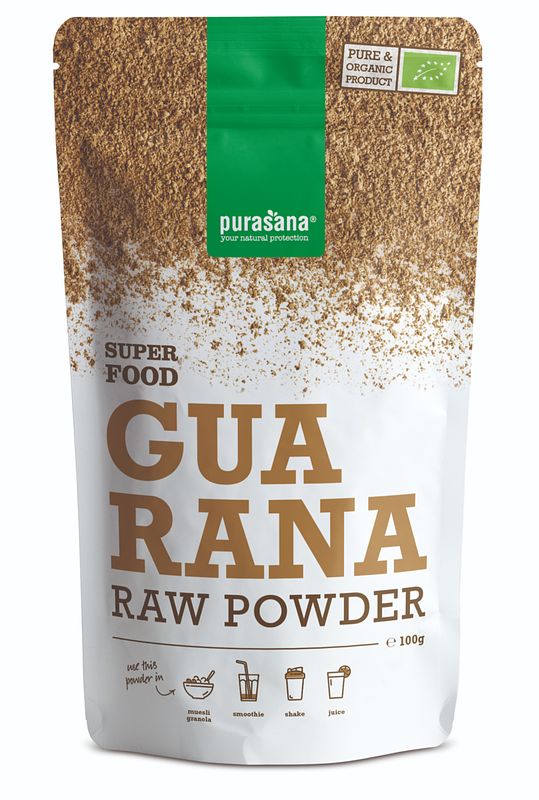 Foto van Purasana guarana raw powder