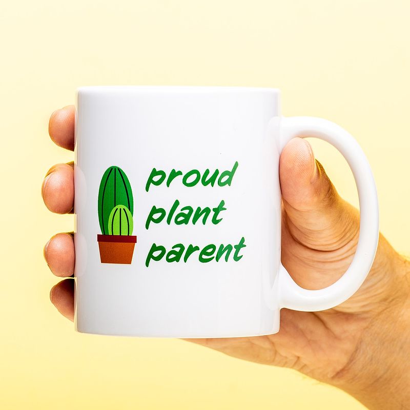 Foto van Proud plant parent mok