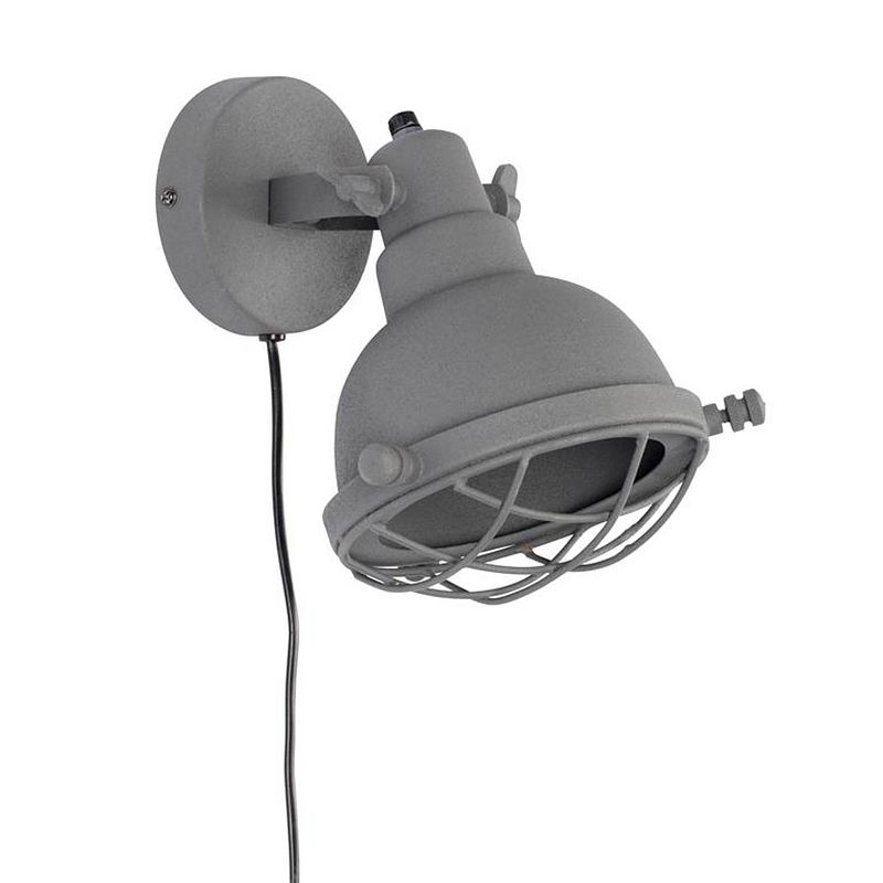 Foto van Moos - wall lamp evan matt grey