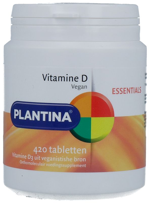 Foto van Plantina essentials vitamine d tabletten