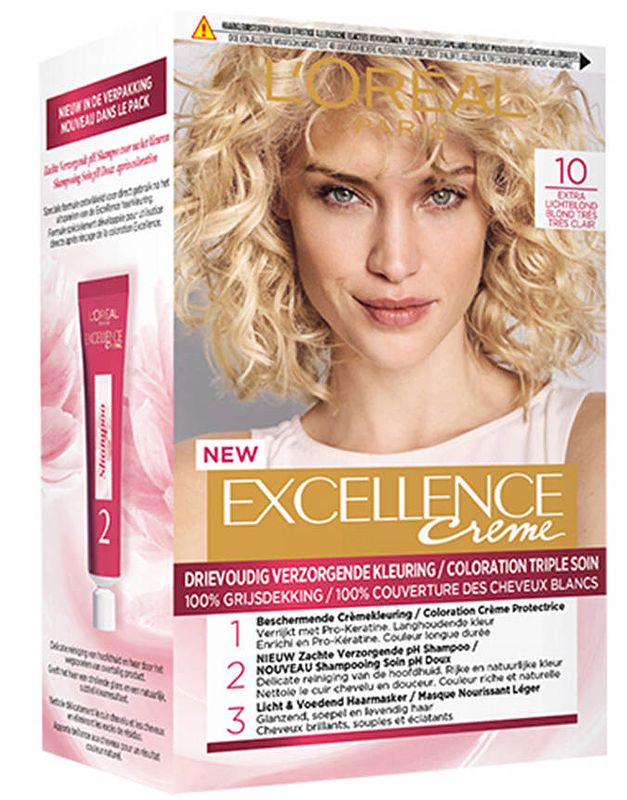 Foto van L'soréal paris excellence 10 extra licht blond