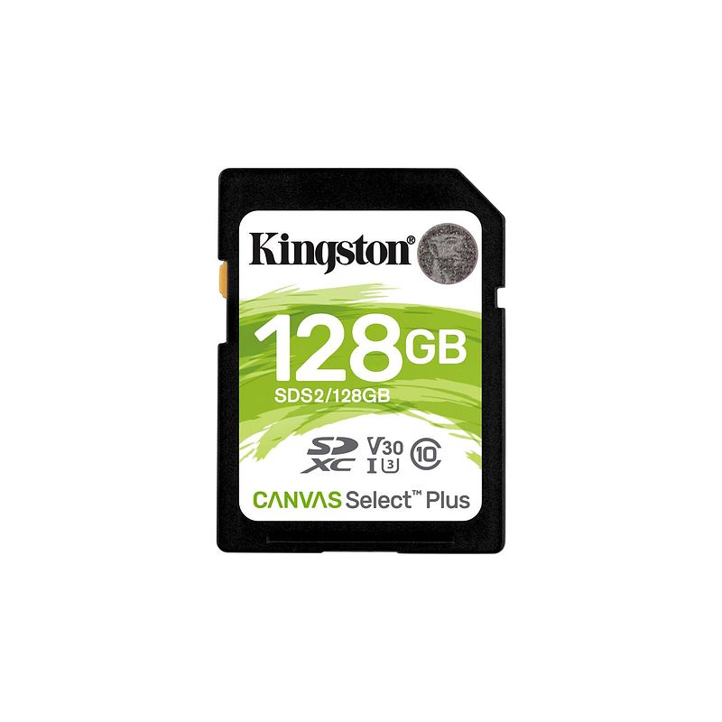 Foto van Kingston kingston technology canvas select plus flashgeheugen 128 gb