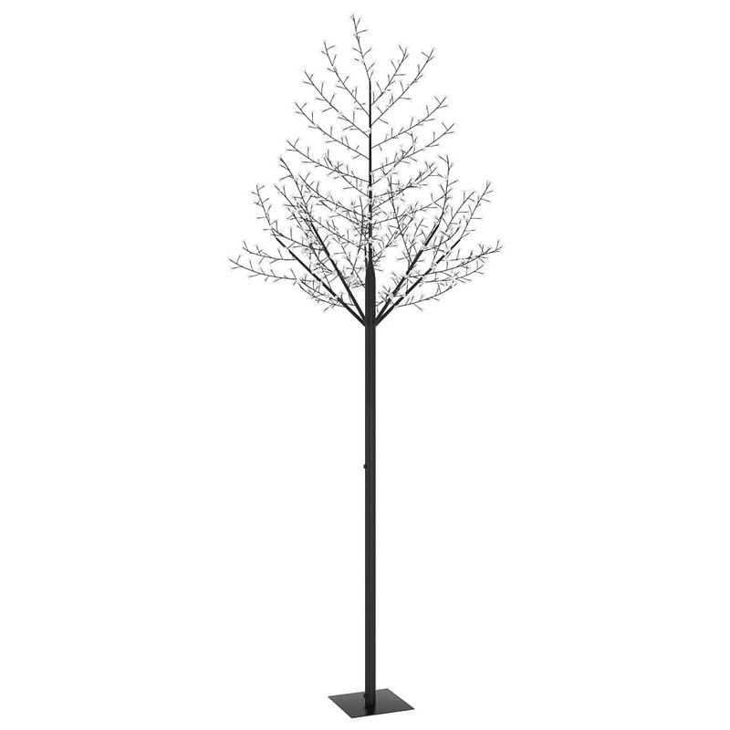 Foto van Vidaxl kerstboom 600 led'ss blauw licht kersenbloesem 300 cm