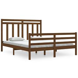 Foto van Vidaxl bedframe massief hout honingbruin 160x200 cm