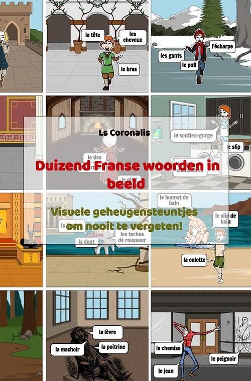 Foto van Duizend franse woorden in beeld - ls coronalis - paperback (9789464052190)