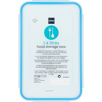 Foto van Hema food storage box 1,4l bij jumbo