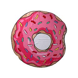 Foto van Gebor - rond strandlaken donut - diameter 150cm - roze