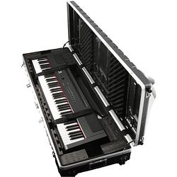 Foto van Fazley protecc 88bk koffer voor 88 toetsen keyboard of stage piano