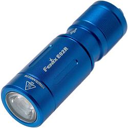 Foto van Fenix e02r zaklamp fee02r-bl sleutelhangerzaklamp oplaadbaar led zaklampje, 200 lumen, blauw, aluminium
