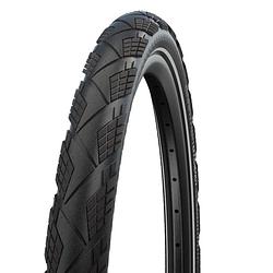 Foto van Vouwband schwalbe marathon efficiency super race / v-guard 27.5 x 2.15"" / 55-584 - zwart met reflectie