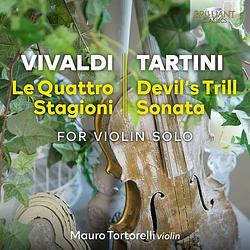 Foto van Vivaldi le quattro stagioni: tartini: devil's trill sonata for violin solo - cd (5028421964911)