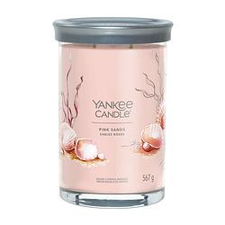 Foto van Yankee candle geurkaars large tumbler - met 2 lonten - pink sands - 15 cm / ø 10 cm