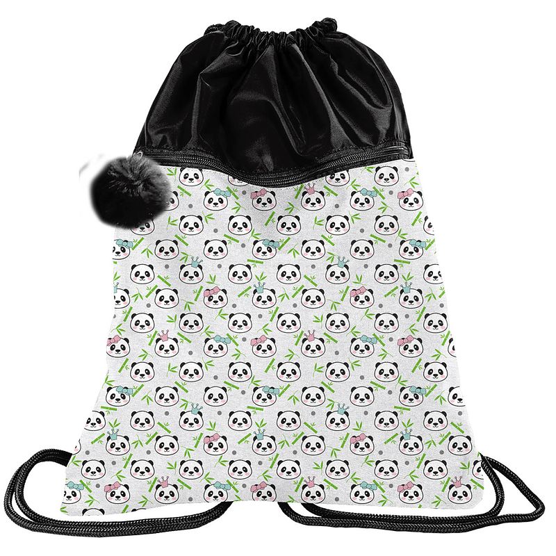 Foto van Panda gymbag - 45 x 34 cm - polyester