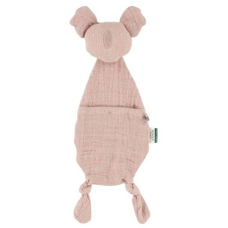 Foto van Trixie knuffeldoekje koala bliss rose junior 45 cm katoen roze