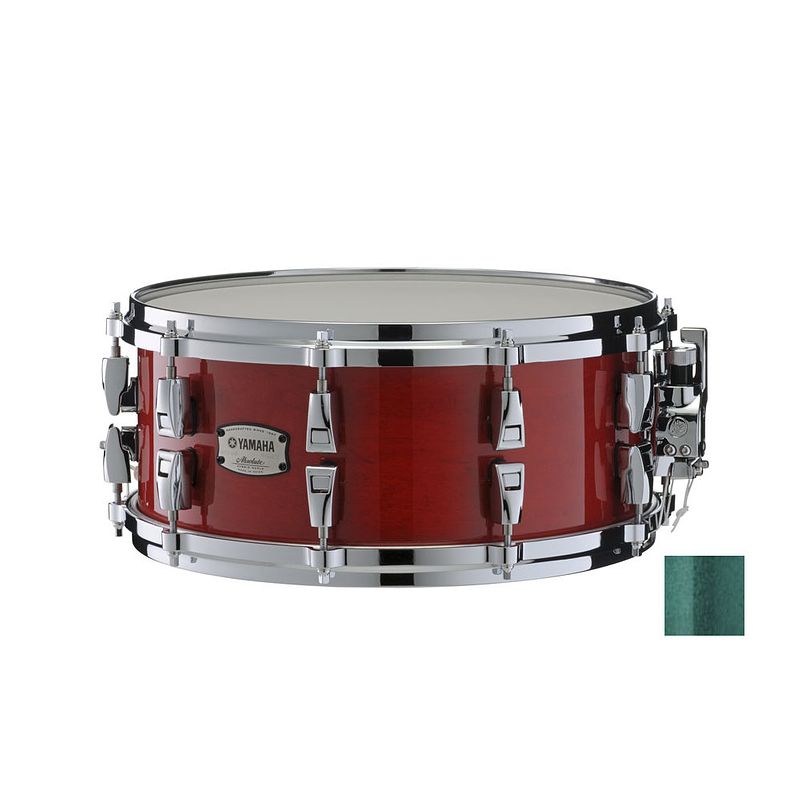 Foto van Yamaha ams1460jgs jade green sparkle snaredrum