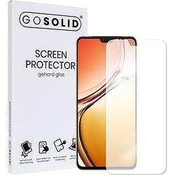 Foto van Go solid! screenprotector voor huawei p smart plus 2018 gehard glas