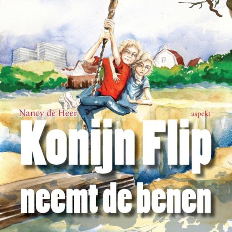 Foto van Konijn flip neemt de benen