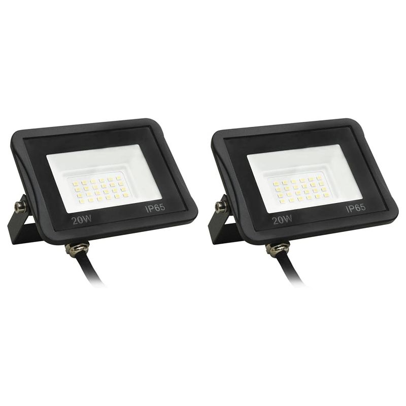 Foto van Vidaxl spotlights 2 st led 20 w koudwit