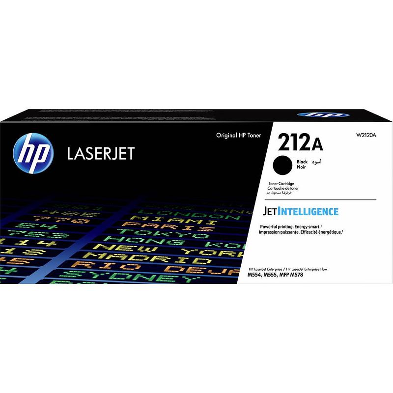 Foto van Hp 212a w2120a toner single zwart 5500 bladzijden origineel toner