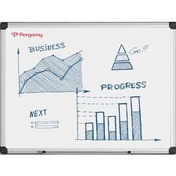 Foto van Pergamy excellence emaille magnetisch whiteboard ft 60 x 45 cm