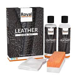 Foto van Oranje furniture care leather care kit - care & protect - 2x 250ml