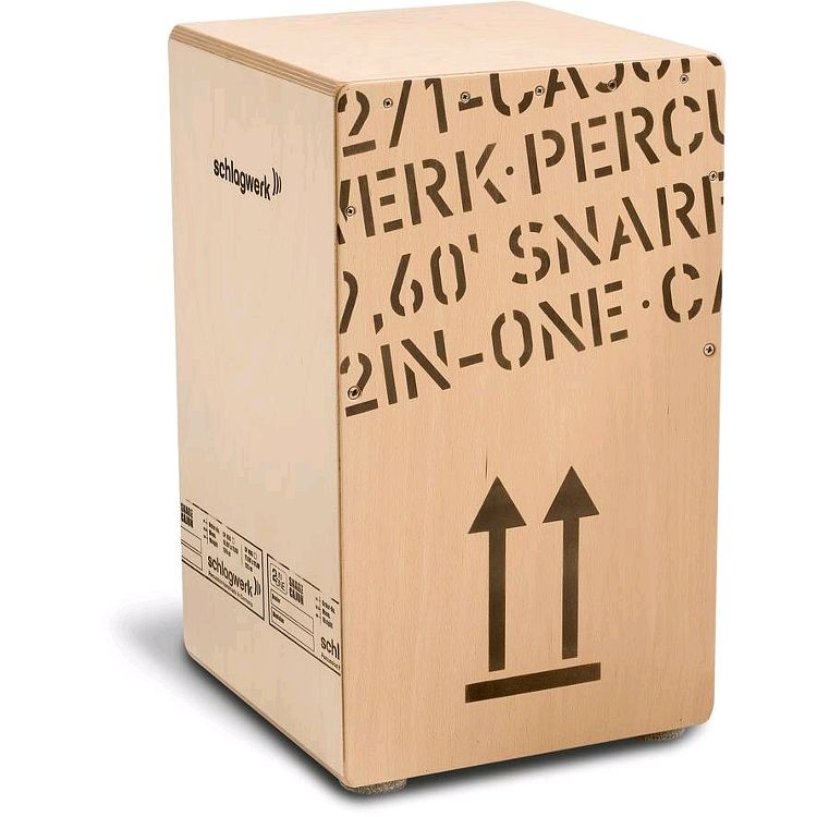 Foto van Schlagwerk cp404 2inone snare cajon (beukenhout met print)