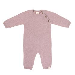 Foto van Lässig gebreide romper gots garden explorer light pink maat 50-56 voor 0 tot 2 mnd