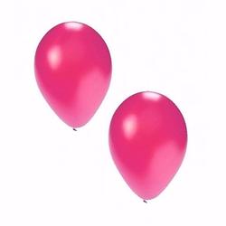 Foto van 10 stuks metallic roze ballonnen 36 cm - ballonnen
