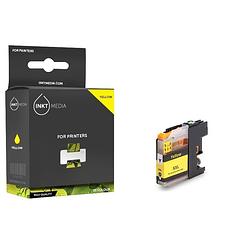 Foto van Geschikt brother lc-3219xl ye lc-3217 ye inktcartridge geel hoge capaciteit van inktmedia