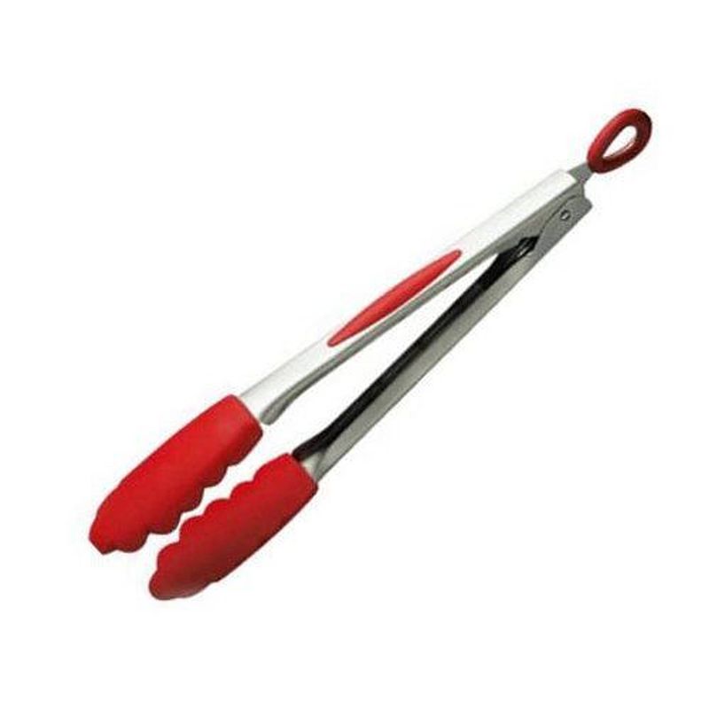 Foto van Siliconen tang rood, 26cm - mastrad