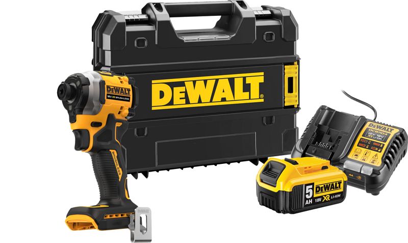 Foto van Dewalt dcf850nt-xj 5,0 ah accu starterspakket