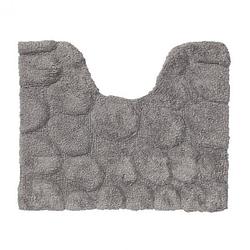 Foto van Sealskin toiletmat pebbles - katoen - 50 x 60 cm - grijs