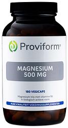Foto van Proviform magnesium 500mg vegicaps 180st
