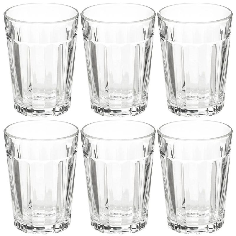 Foto van Set van 6x stuks water/sap glazen lorenz 250 ml van glas - drinkglazen