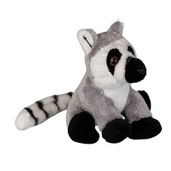 Foto van Pluche knuffel dieren ringstaart maki aap 15 cm - knuffeldier