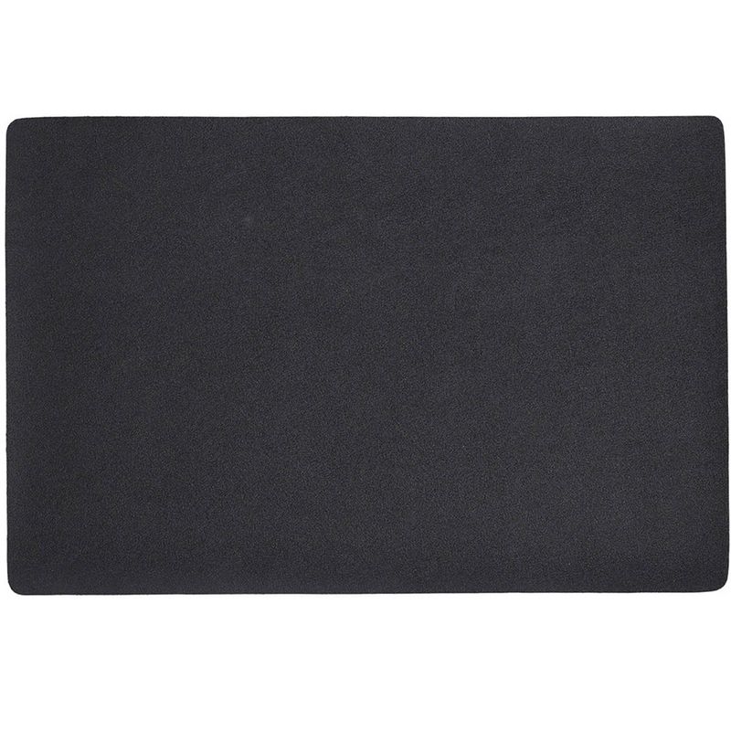 Foto van 1x placemats lederlook - 45 x 30 cm - zwart - placemats