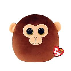 Foto van Ty squish a boo dunston brown monkey 20cm
