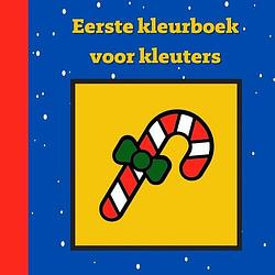 Foto van Eerste kleurboek voor kleuters :: kerst - mieke stevens - paperback (9789464657517)