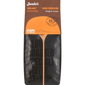 Foto van Jumbo'ss dark roast brasil & colombia notig & cacao 500 g