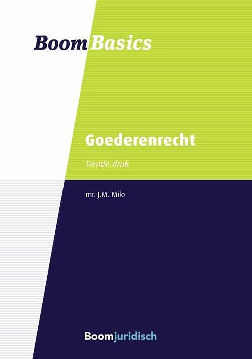 Foto van Goederenrecht - j.m. milo - paperback (9789462126510)